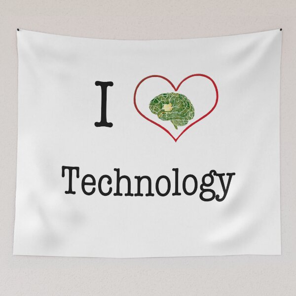 Aperçu de l'œuvre I Heart Technology créée et vendue par Emilyromrell.
