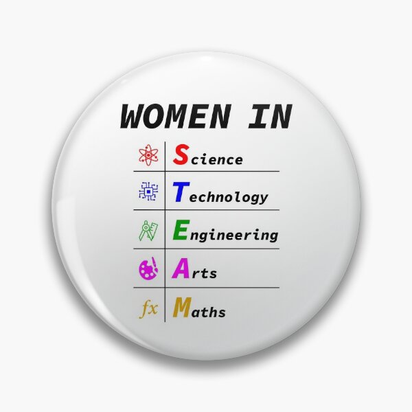 Item preview, Women In STEAM, Women In STEM, Women In Tech, Woman in Science Technology Engineering Arts and Mathematics designed and sold by Max-Wear.