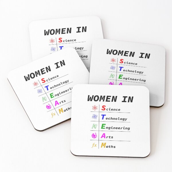 Item preview, Women In STEAM, Women In STEM, Women In Tech, Woman in Science Technology Engineering Arts and Mathematics designed and sold by Max-Wear.