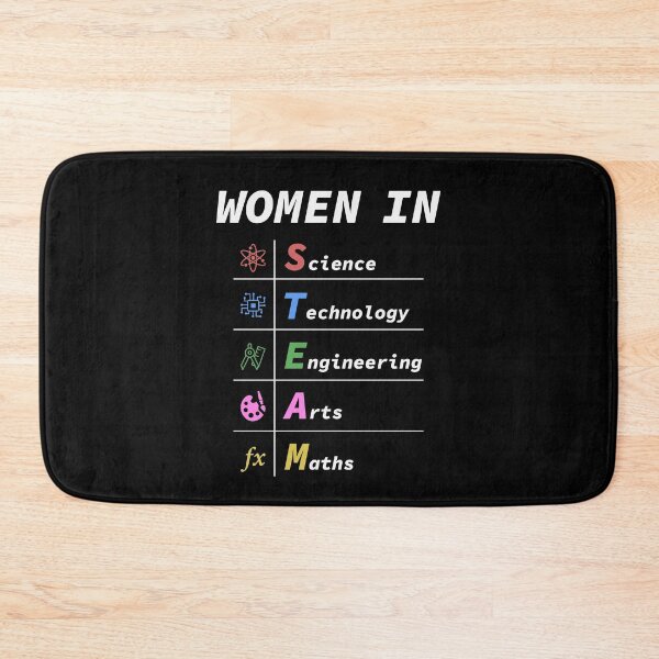 Item preview, Women In STEAM, Women In STEM, Women In Tech, Woman in Science Technology Engineering Arts and Mathematics, Dark designed and sold by Max-Wear.