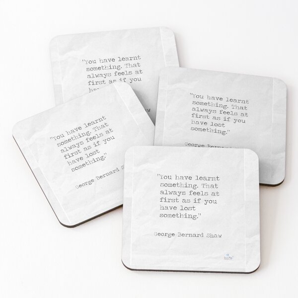 Item preview, You have learnt something. That always feels at first as if you have lost something. designed and sold by Ariana Mila -  Awesome quotes.