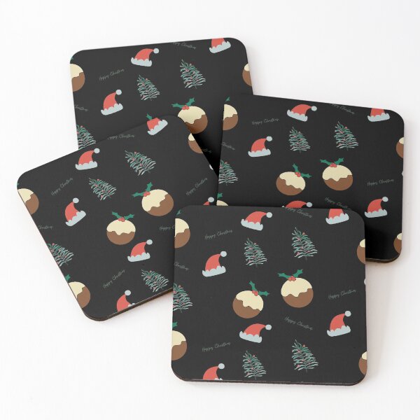 Item preview, Happy Christmas Pattern Items Pack In Black designed and sold by LuckyKermit.