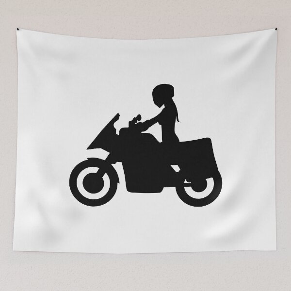 Item preview, Tourer Motorcyclist Travel Enduro Biker Travel Machine Bikergirl Travel Motorcycle Biker-Girl designed and sold by RS-Design-Biker.