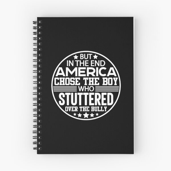 Item preview, But In The End America Choose The Boy Who Stuttered | Biden 46 designed and sold by GravitiTees.