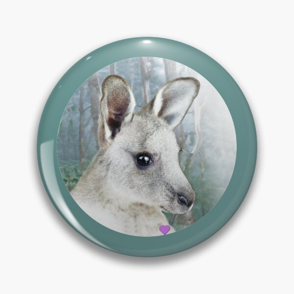 Item preview, little grey kangaroo joey no.1 designed and sold by Trish Hart.