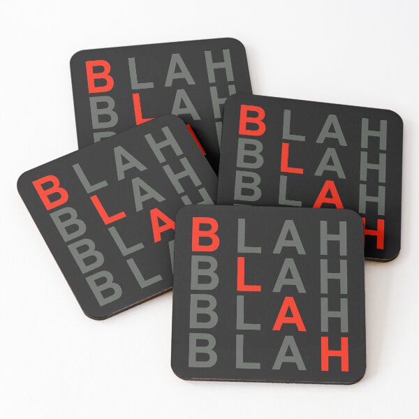 Item preview, Funny Blah Text designed and sold by lmcvinco.