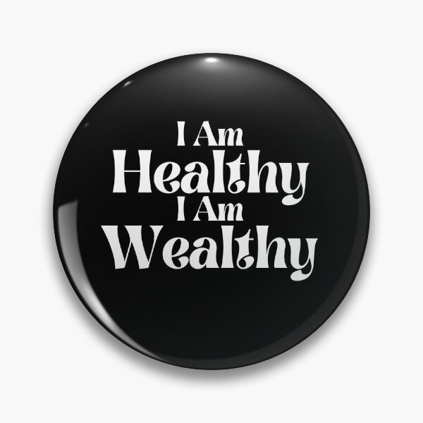 Item preview, I Am Healthy I Am Wealthy designed and sold by Gmaish.