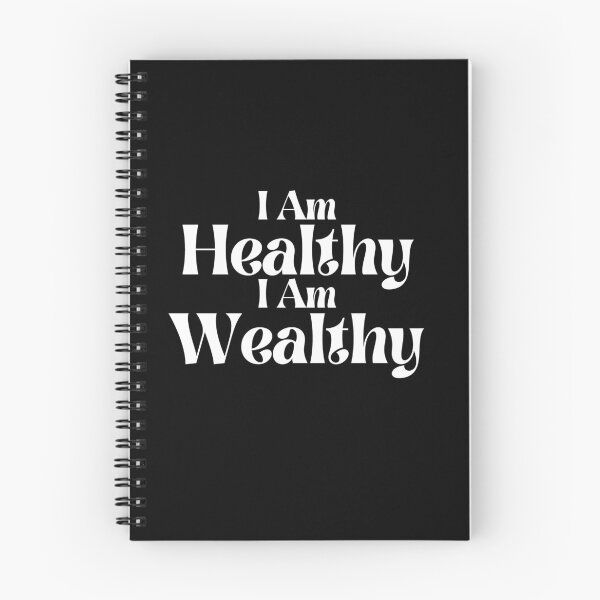 Item preview, I Am Healthy I Am Wealthy designed and sold by Gmaish.
