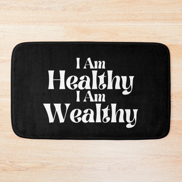 Item preview, I Am Healthy I Am Wealthy designed and sold by Gmaish.