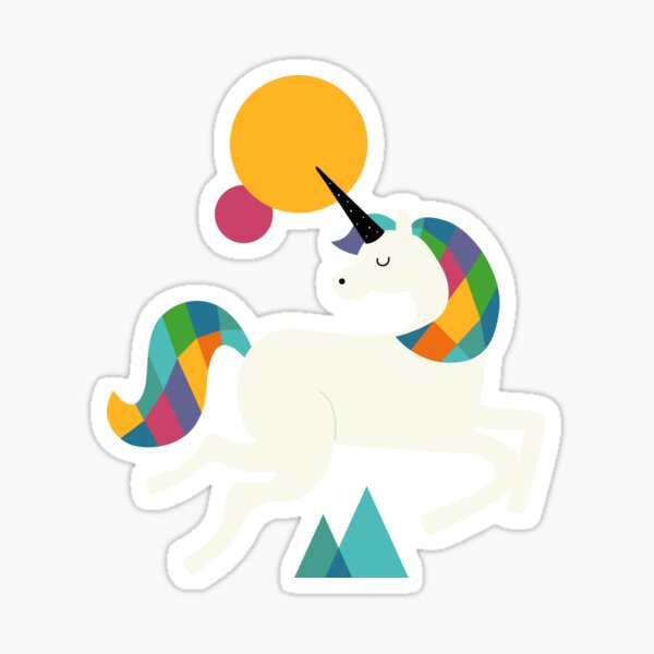 To be a unicorn Sticker