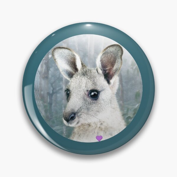 Item preview, little baby grey kangaroo 2 designed and sold by Trish Hart.
