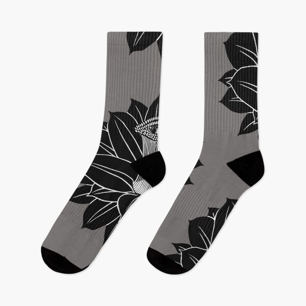 Item preview, Black and White Daffodil designed and sold by redstitchlab.