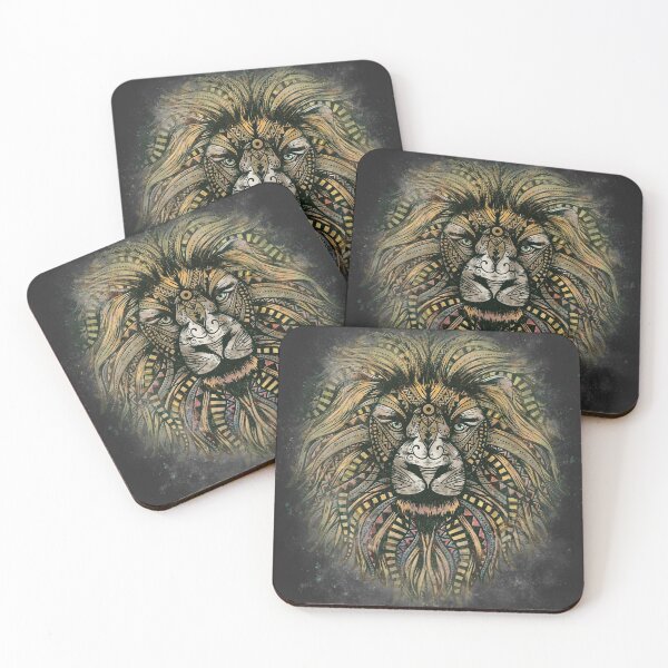 Item preview, Sacred Mandalas Lion (Tribal Protector) designed and sold by Ornamental Arts.