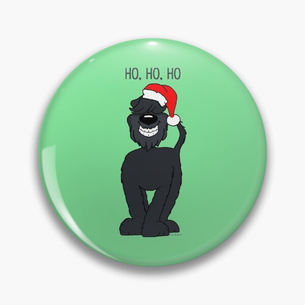 Item preview, Bouvier des Flandres Santa Claus designed and sold by LivHana.