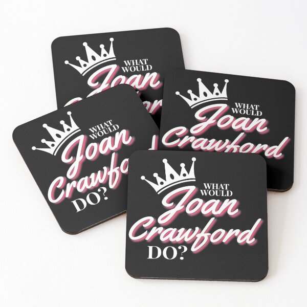 Item preview, What Would Joan Crawford Do? White on Black  designed and sold by Arkadina.