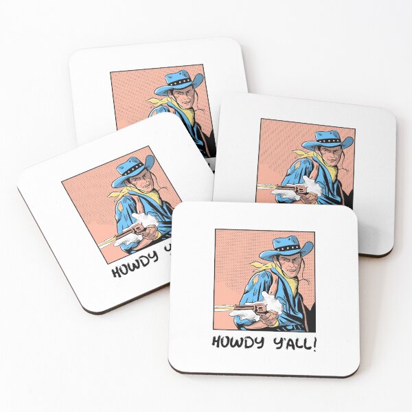 Item preview, Howdy Y'all Cowboy in Blue designed and sold by katiekendall.