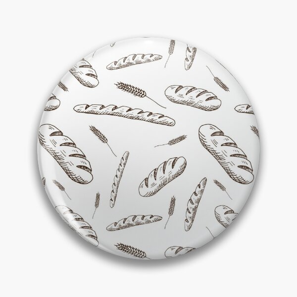 Item preview, Bread. Light pattern. Hand drawn designed and sold by Canatic.