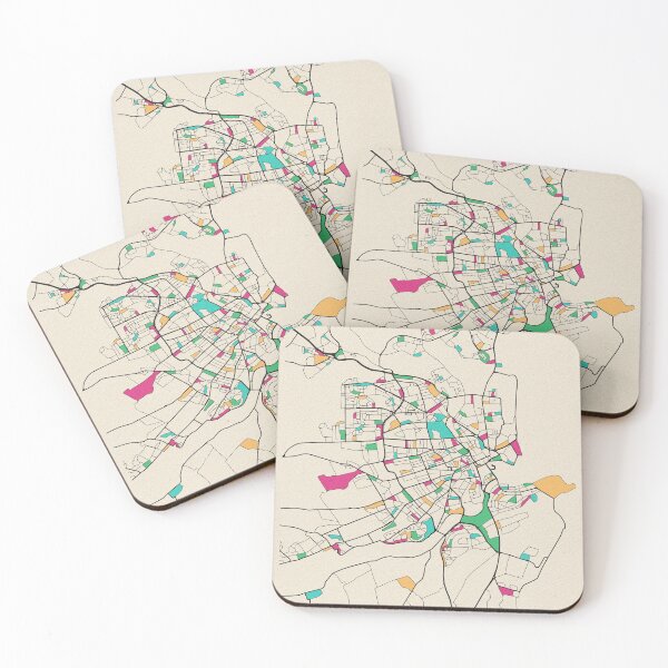 Item preview, Aberdeen, Scotland Street Map designed and sold by A Deniz Akerman.