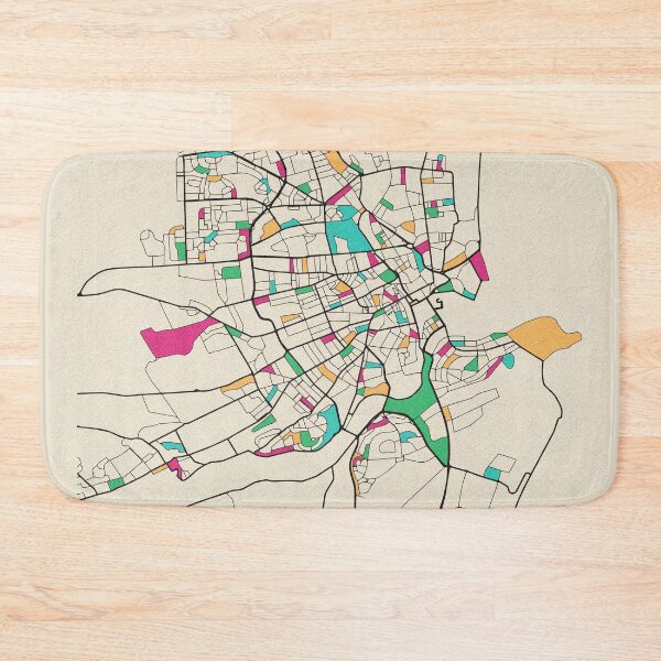 Item preview, Aberdeen, Scotland Street Map designed and sold by A Deniz Akerman.