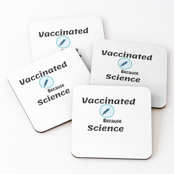 Item preview, Vaccinated Because Science  designed and sold by LumeLush.