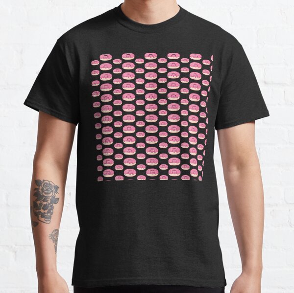 Kawaii Doughnuts Pattern Classic T-Shirt