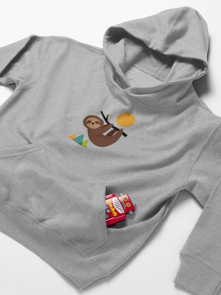 Alternate view of Keep Calm And Live Slow Kids Pullover Hoodie