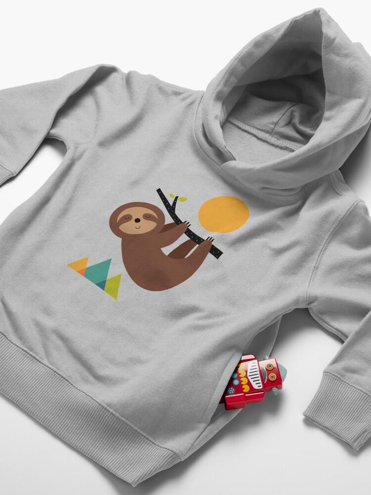 Thumbnail 4 of 5, Toddler Pullover Hoodie, Keep Calm And Live Slow designed and sold by AndyWestface.