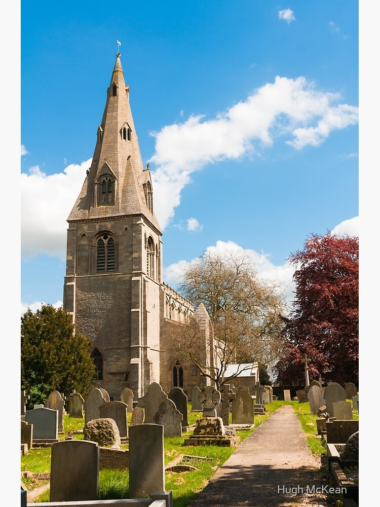 "Building, Church, St Peter`s, North Rauceby, Linconshire" Poster for