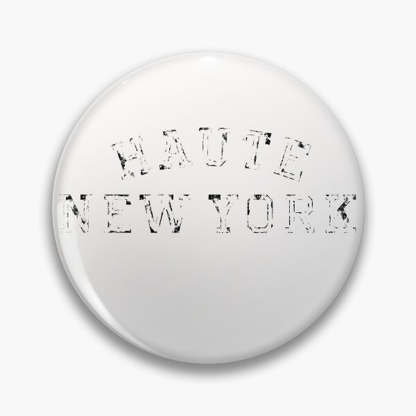Item preview, HAUTE NEW YORK Distressed College Type Design - Black designed and sold by JennieCarolina.