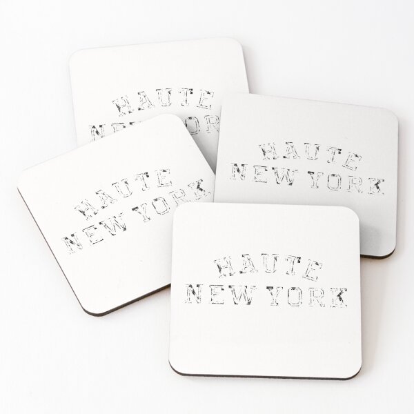 Item preview, HAUTE NEW YORK Distressed College Type Design - Black designed and sold by JennieCarolina.