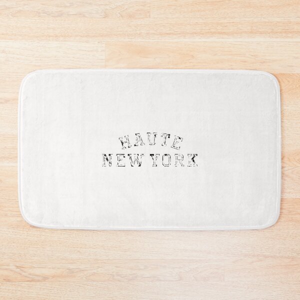 Item preview, HAUTE NEW YORK Distressed College Type Design - Black designed and sold by JennieCarolina.