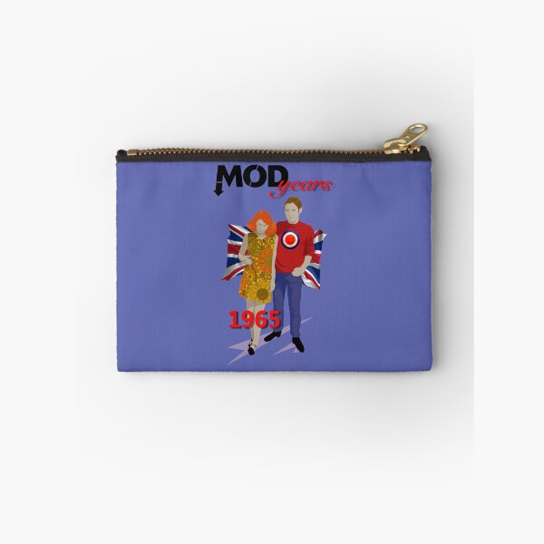Item preview, Young Mod Scooter Couple with Vintage Mod Target and Union Jack designed and sold by KALEIDOSCOPE UK.