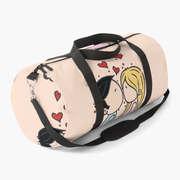 Item preview, Hand drawing cartoon of lovers couple with red hearts designed and sold by mashmosh.