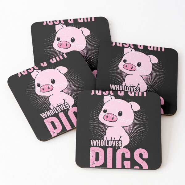 Item preview, Just A Girl Who Loves Pigs designed and sold by busydesign.