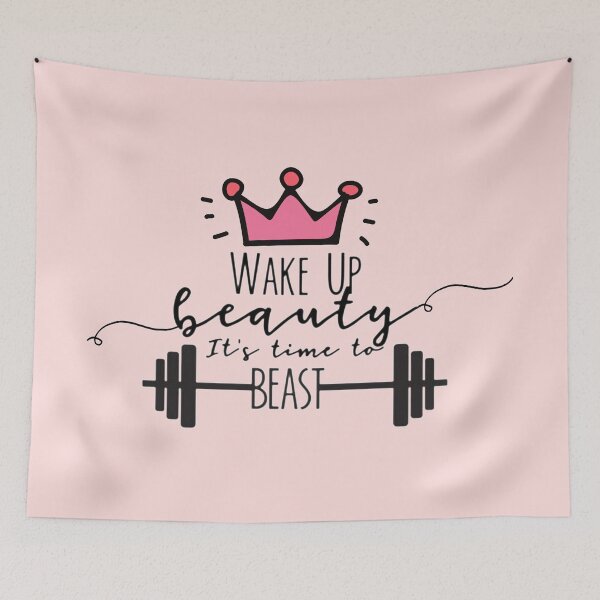 Item preview, Time to beast. Female lifter. Female gym lifter designed and sold by soniaaseguin.