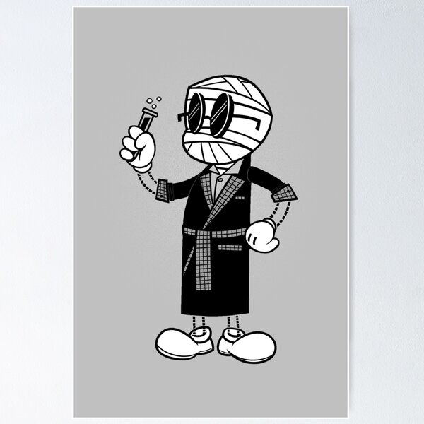 Item preview, Old School Cartoon Invisible Man (Classic Background) designed and sold by jublin.
