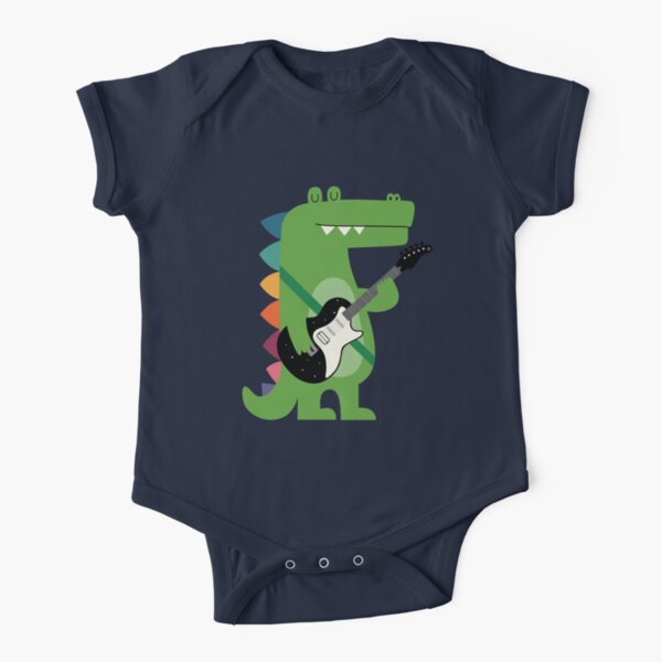 Croco Rock Short Sleeve Baby One-Piece