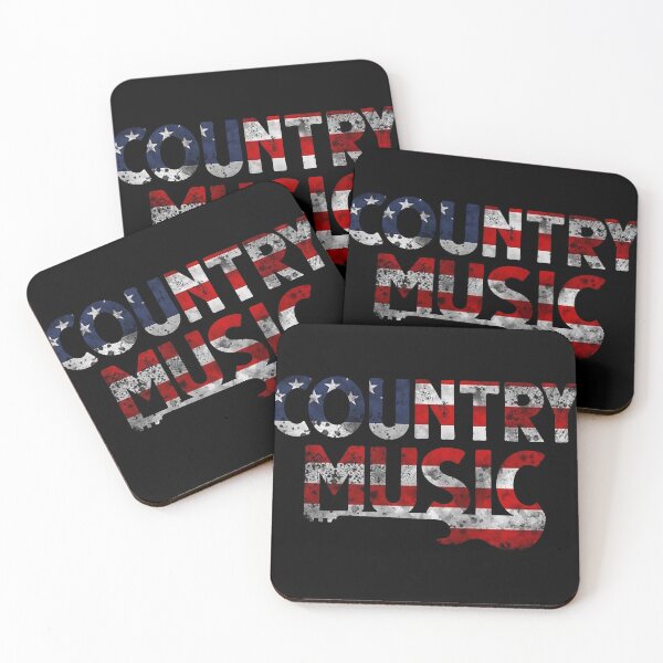 Item preview, Country Music Retro Vintage Guitar designed and sold by busydesign.