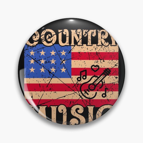 Item preview, Country Music Retro Vintage Guitar designed and sold by busydesign.