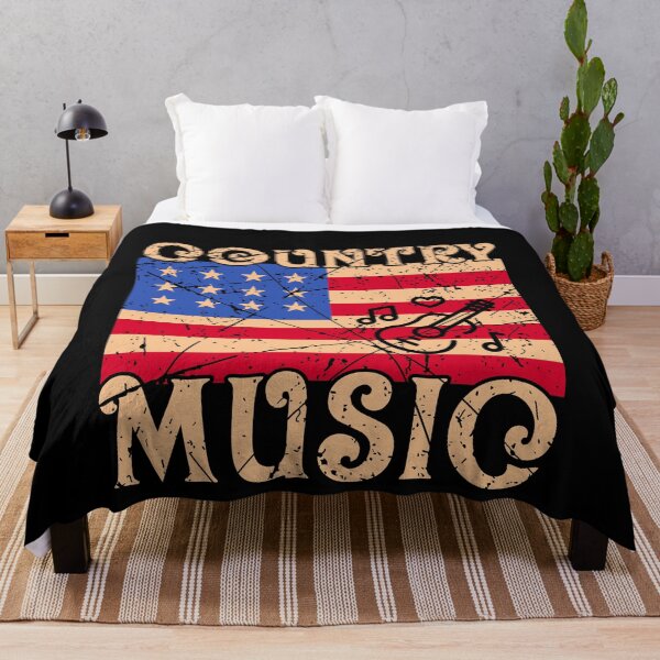 Item preview, Country Music Retro Vintage Guitar designed and sold by busydesign.