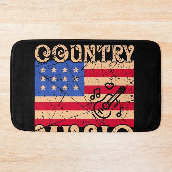 Item preview, Country Music Retro Vintage Guitar designed and sold by busydesign.