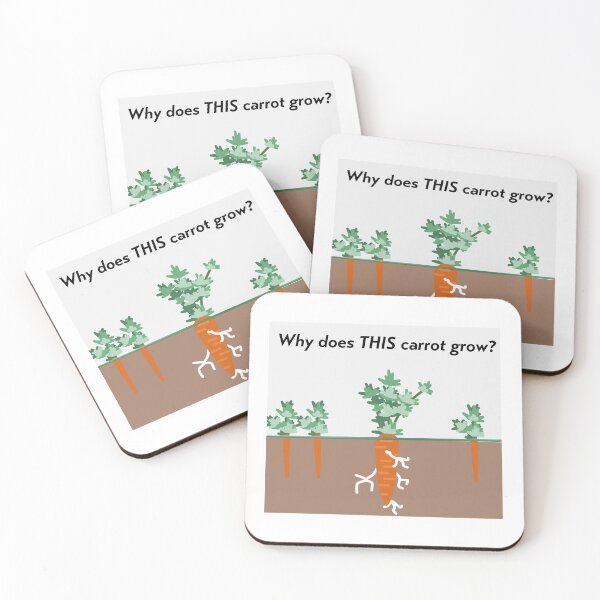 Item preview, Why Does This Carrot Grow v2 designed and sold by Logical Artist.