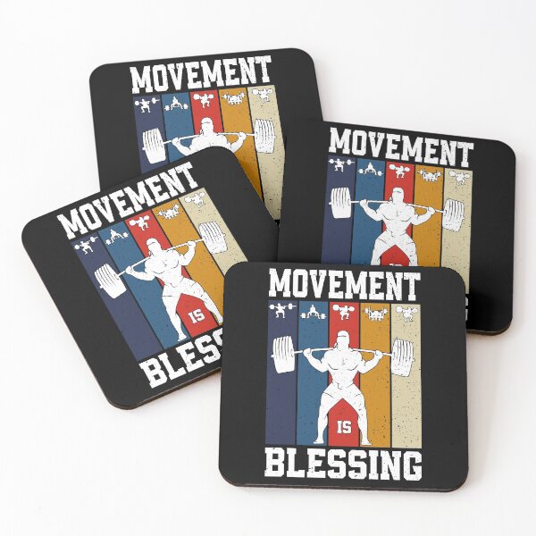 Item preview, Movement Is Blessing Encouraging Quotes designed and sold by YAHIA-14.
