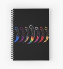 CS:GO Karambit Knives Spiral Notebook