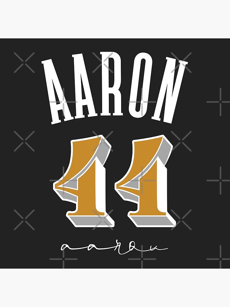 Hank aaron 44 - Hank Aaron Atlanta Braves - Sticker