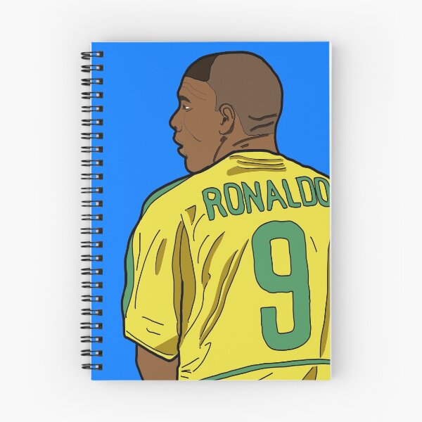 Aperçu de l'œuvre La légende brésilienne Ronaldo créée et vendue par TheSportsDraw.