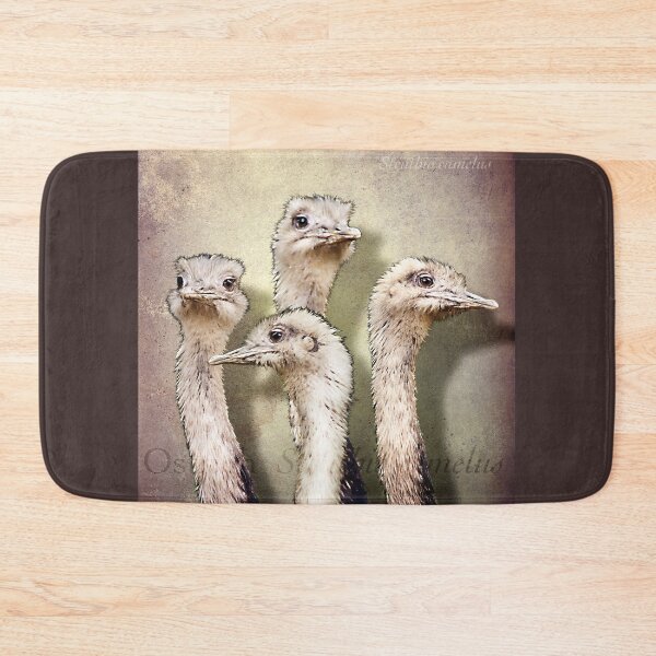 Item preview, pride of ostriches designed and sold by Trish Hart.