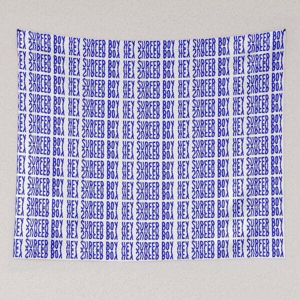 Item preview, Hey Surfer Boy (blue) designed and sold by Mathew James.