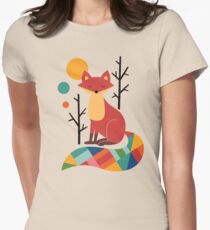 Rainbow Fox Women's Fitted T-Shirt