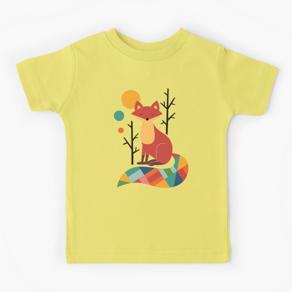 Rainbow Fox Kids T-Shirt